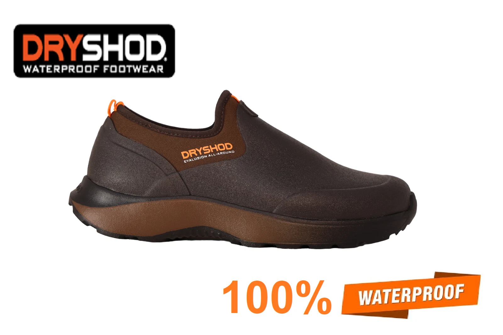 Dryshod Mens Size 9 Evalusion Lightweight Brown Rubber Slip-On Shoes EVA-MS-BR
Opens in a new window