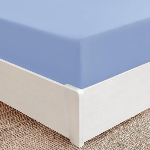 NightComfort Extra Deep Plain Dyed Fitted Sheet 35cm Polycotton Bed Sheet - Picture 111 of 209