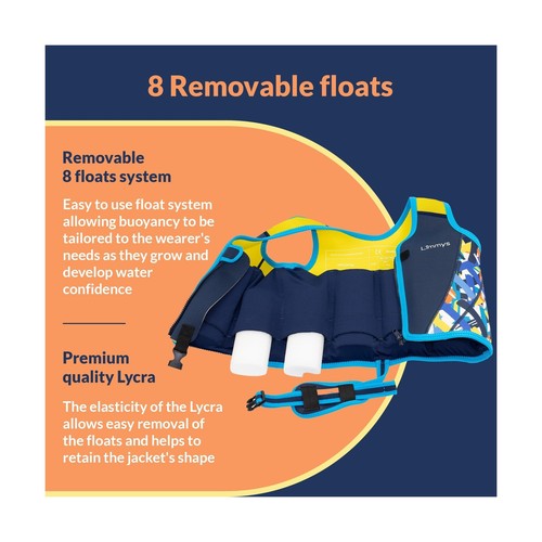 Limmys Premium Neopren Schwimmweste für Kinder - Ideale Auftrieb Schwimmhilfe... - Bild 4 von 10