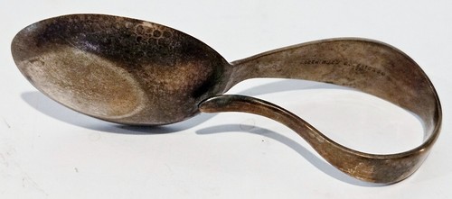 1933 Chicago World's Fair Baby Feeding Spoon "A Century Of Progress" ~Green Duck - Picture 5 of 6