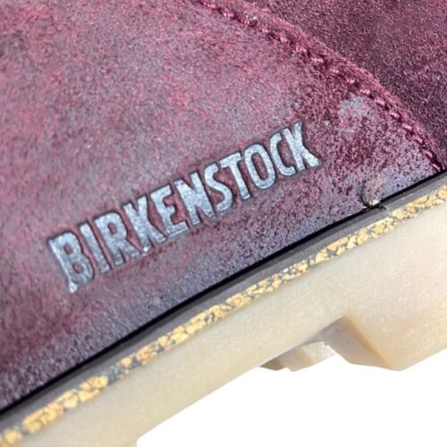 Birkenstock Jackson Hiker Mountain Boots Burgundy Oiled Suede Men's 8 Women's 10 - Picture 12 of 19