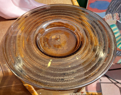 Daum Nancy Frankreich Art Deco Schale säurefreies Glas