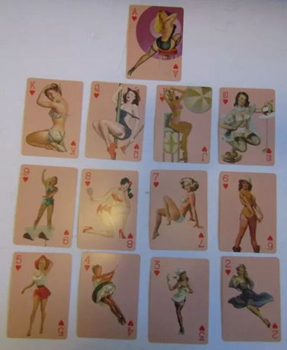 New- Amazing Vintage Pin Up Girls Playing Cards- Card Deck- 54 Playing Cards - Picture 9 of 23