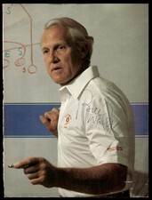 BILL WALSH SIGNED PAGE FROM MAGAZINE - FOOTBALL - SAN FRANCISCO 49ERS