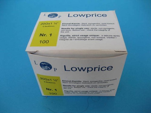 Kanüle Kanuelen 0,9x40 - 0,8x40 - 0,7x30 - 0,6x30 - 0,6x25 mm 100 Stk ab 3,00€ - Bild 3 von 5