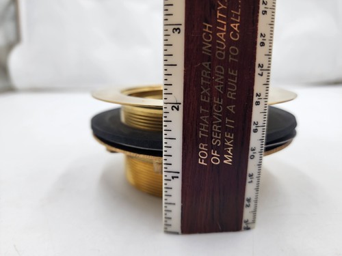 Kohler 4-3/8" Round Shower Drain Vibrant Polished Brass  - Picture 11 of 12