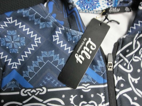 New with tags Lily By Firmiana Zip Up Hoodie Blue/Navy Blue floral Size XL ~8328 - Picture 3 of 7