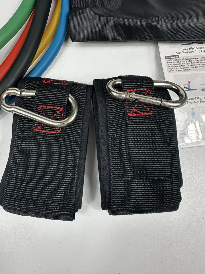 The Fit Life Resistance Bands Exercise Fitness Workout Equipment Yoga Strength - Image 2 of 4