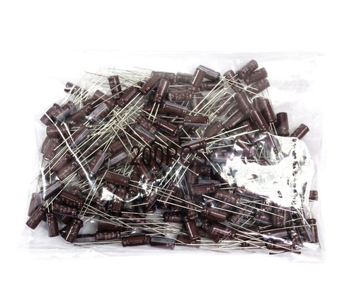 100pc Electrolytic Capacitor KY 1uF 50V +105℃ 5000hr Nippon Chemi-Con 5x11mm - Picture 3 of 6