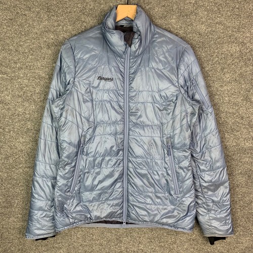 BERGANS OF NORWAY Daunenjacke Mantel Damen blau Größe Medium