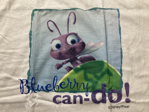 Disney Pixar A Bug's Life SEGA Novelty Vtg Tee T Shirt One Size Made In Japan - Picture 8 of 16