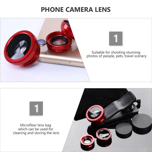 2 Sets Mobile Phone Lens Macro Multi-function Clip Cell Attachments - 第 3/12 張圖片