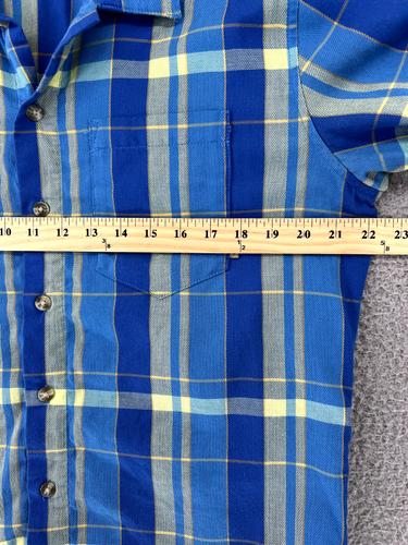 Exofficio Shirt Men's M Multicolor Plaid Long Sleeve Button Up Insect Shield - Picture 8 of 14