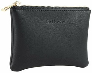 Chelmon Genuine Leather Coin Purse Pouch Change Purse With Zipper For Men Women