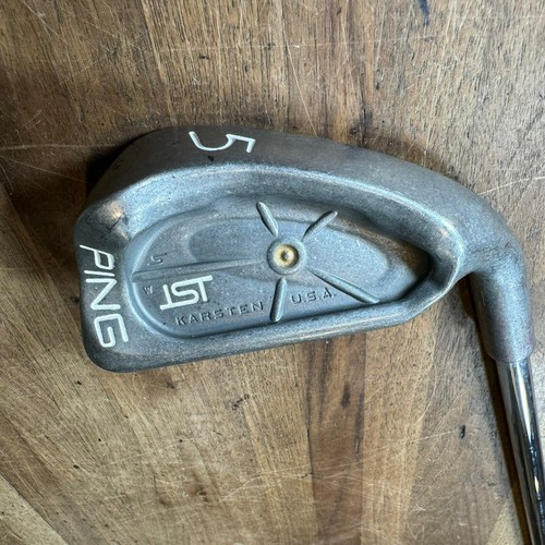 PING ISI 5 Iron Golf Club Gold Dot JZ Steel Shaft A-Flex Right Handed - Picture 1 of 15