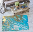 3D Blue Abstract ZHUA3033 Game Non Slip Rug Mat Photo Carpet Zoe