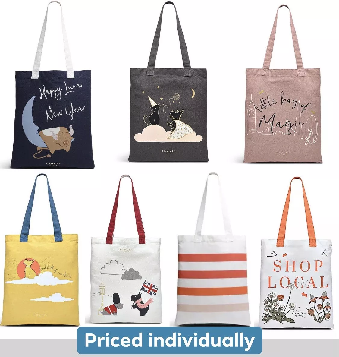 Printed Canvas Bags UK Wholesale Designer Tote Bags