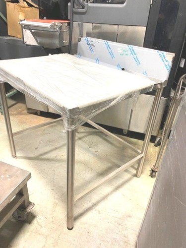 Meat Prep Table WINHOLT DP1B3036 Stainless Steel Poly Top Worktable - 36" NEW - Picture 2 of 13