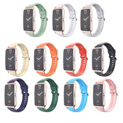 Silicone Watch Band for Smart Watch Strap Wristband 16mm for Watch Fit Mi - Picture 3 of 9