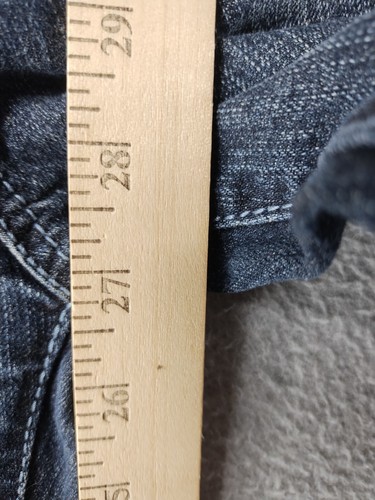 Guess Jeans Youth Girls Jeans Blue Size 12 Embroidered Pocket Low Rise 27" Denim - Picture 10 of 11