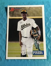 2021 Bowman Heritage Pedro Pineda #189 Oakland Athletics