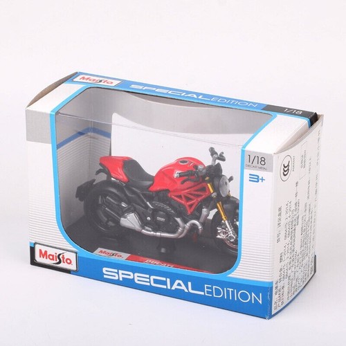 Maisto 1:18 DUCATI Monster 1200S 2014 Motorcycle Model Diecast MOTOGP Toy New - Picture 7 of 15