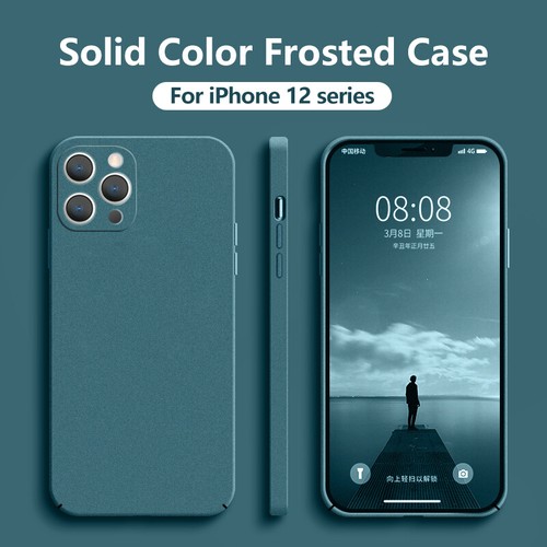 For iPhone 15 14 13 12 Pro Max 11 XR XS Matte Ultra-Thin Hybrid Hard Case Cover - Picture 15 of 23