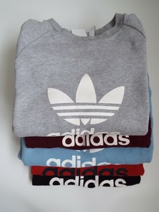 adidas logo crew neck sweatshirt