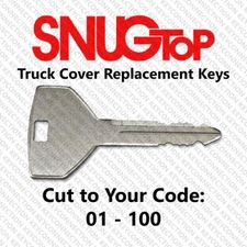 Snug Top Tonneau Cover Key Cut to Your Code 01 - 100
