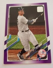 Topps 2021 Series 1 - '  Aaron Judge - New York Yankees ' -  Purple Parallel