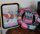 Vintage Coca-Cola Trays - Set Of 2