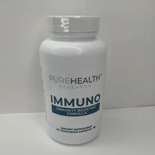 PureHealth Research  IMMUNO  90 Veggie Caps  Immunity Boosting Formula Daily Use