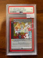 2021 Metazoo 1st Edition FIRST ANNIVERSARY CELEBRATION HOLO PSA 5