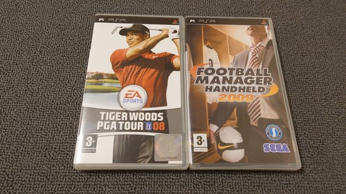 Ordinateur de poche Tiger Woods PGA Tour 08 & Football Manager - Sony PSP - Photo 1/4