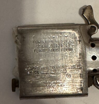 1968-1969 Vintage Custom Vietnam War Zippo Lighter REAL GOLD