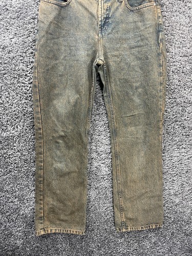 Vintage Faded Glory Bootcut Jeans Women 8 Rust Wash 100% Cotton Grunge Y2K - Picture 7 of 20