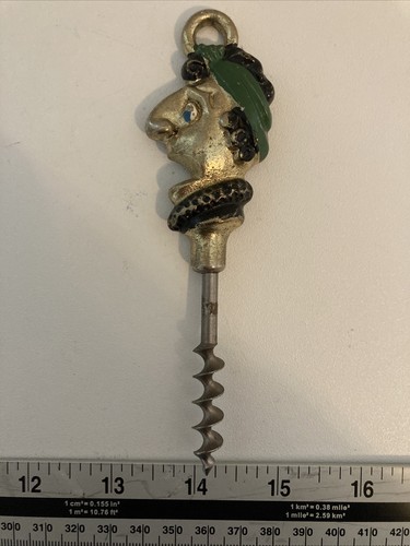 Antique Corkscrew Brass Figural Offers Open Fast Dispatch - Picture 4 of 6