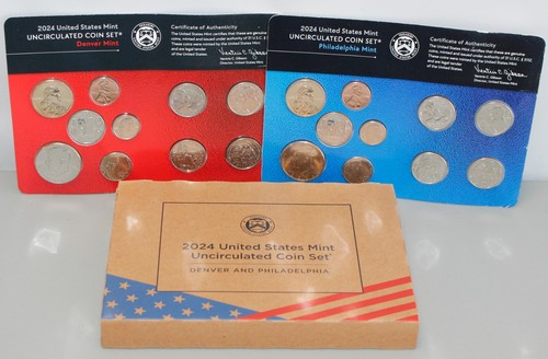 2024 P and D Annual US 20 Coin Mint Set P and D Uncirculated IN STOCK Sealed Set - Picture 1 of 10