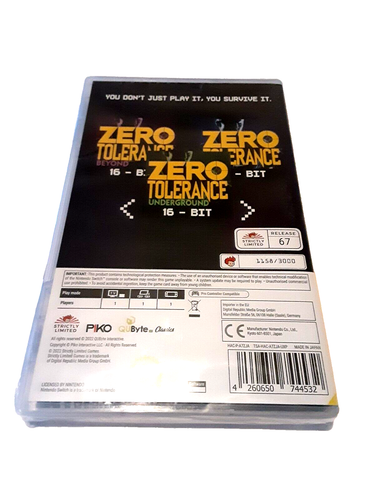 Zero Tolerance Collection - Nintendo Switch, Strictly Limited #1158/3000 - Picture 2 of 2