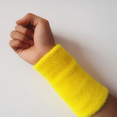 Unisex Cotton Wrist Wristband Sports Towel Sweatband Solid Sweat Band Yoga Gym✔ - Picture 25 of 28