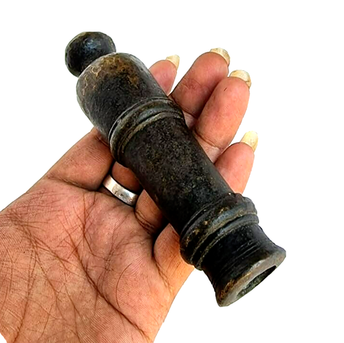 1800's Old Antique Hand Forged Solid Bronze / Brass Made Hand Use War Cannon - Picture 2 of 8