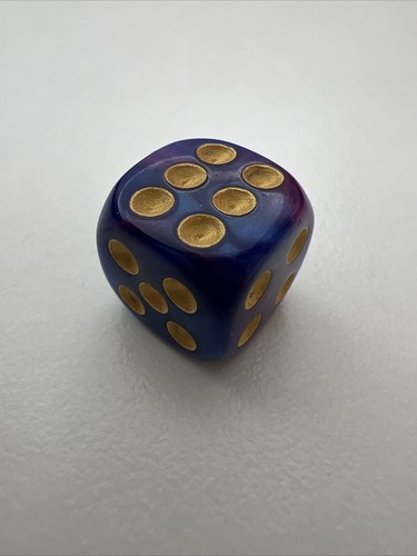Chessex Lab Dice 1 & 2 1x of each 16mm D6 Set Of 10 Excellent Condition - Picture 6 of 17