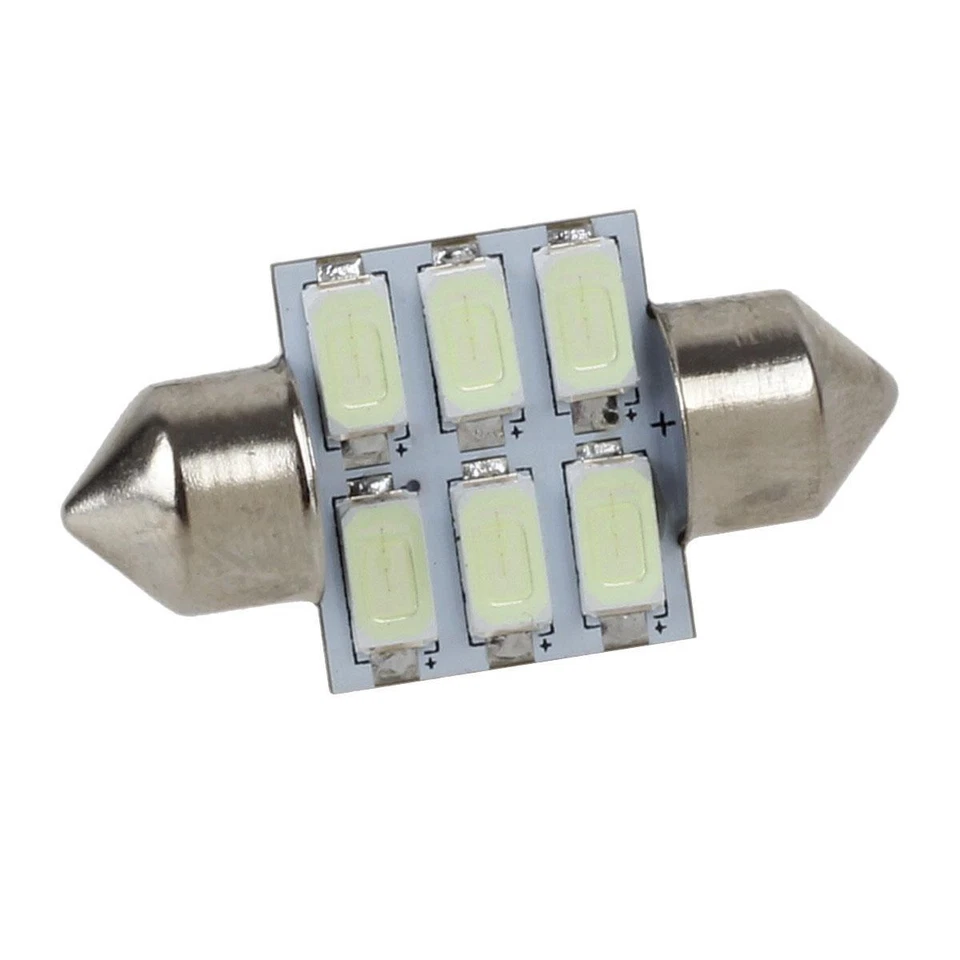 Светодиодные лампы для подсветки салона инструмента купола багажника 31 мм 32 мм ледяной синий цвет 10 шт. - Изображение 3 из 4