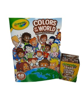 Crayola-Colors-Of-The-World-Coloring-And-Activity-Book-And-Crayons-New