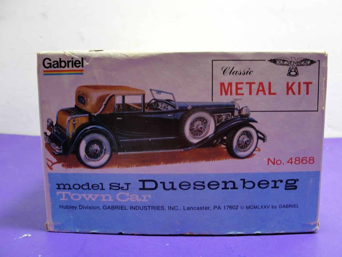 Gabriel Model SJ DUESENBERG Town Car 1/18 Metal Model Kit No