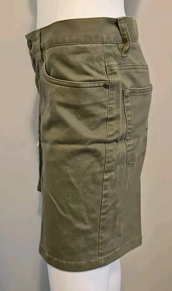 Pantalones Cortos Jones Wear Deportivos Elastizados Verde Caqui ~ Mujer Talla 6 Foto 4 de 4