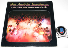 THE DOOBIE BROTHERS SIGNED WHAT WERE ONCE VICES ALBUM VINYL BECKETT COA x2 TOM THE DOOBIE BROTHERS SIGNED WHAT WERE ONCE VICES ALBUM VINYL BECKETT COA x2 TOM