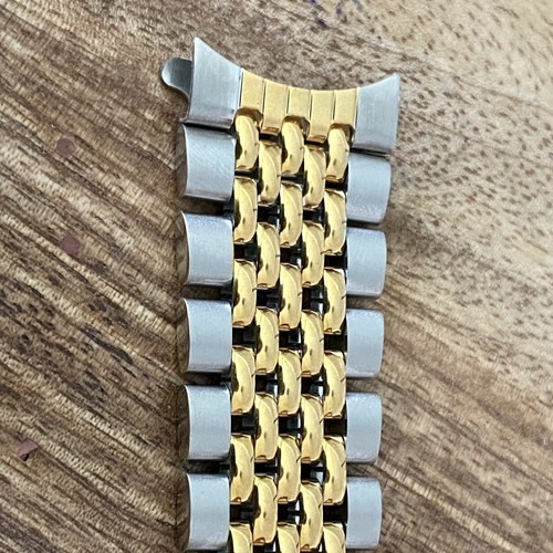 Pulsera de cuentas de arroz de 18 mm específica para Omega Constellation 167,005 - Imagen 3 de 14