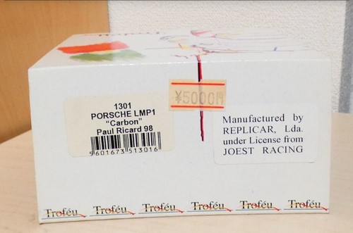 Diecast 1/43 Porsche LMP1 Carbon Paul Ricard 1998 Trofeu Model Car - Picture 7 of 7