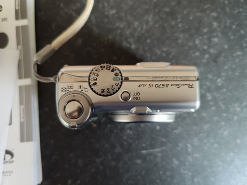 Canon PowerShot A570 IS 7.1MP Compact Digital Camera Silver BOXED + 8GB SD - Picture 5 of 10